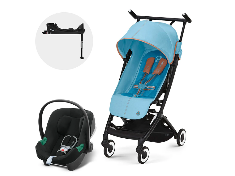 COCHE TRAVEL SYSTEM LIBELLE B.BLUE + ATON B2 + BASE 1