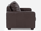 SOFÁ ROSEN ZEVIO 3 CUERPOS CUERO CAFÉ CHOCOLATE - Miniatura 3