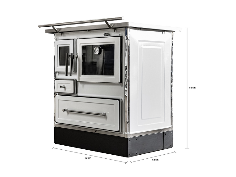 COCINA A LEÑA ALCAZAR CALBUCO MZ 90 BLANCA 3