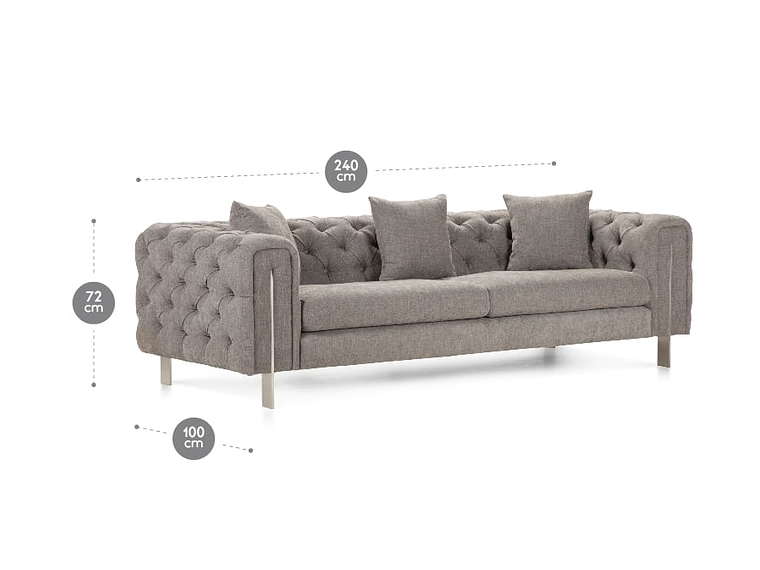 SOFÁ ROSEN ALLERTON 3.5 CUERPOS OSTRA 2