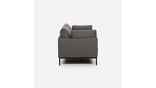 SOFÁ ROSEN 3 CUERPOS / TABLERO TERCIADO GRIS THAMOVA TELA OSCURO