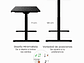 ESCRITORIO RELAN ELÉCTRICO TOP LIVING BLACK PRO+ STANDING DESK - Miniatura 7