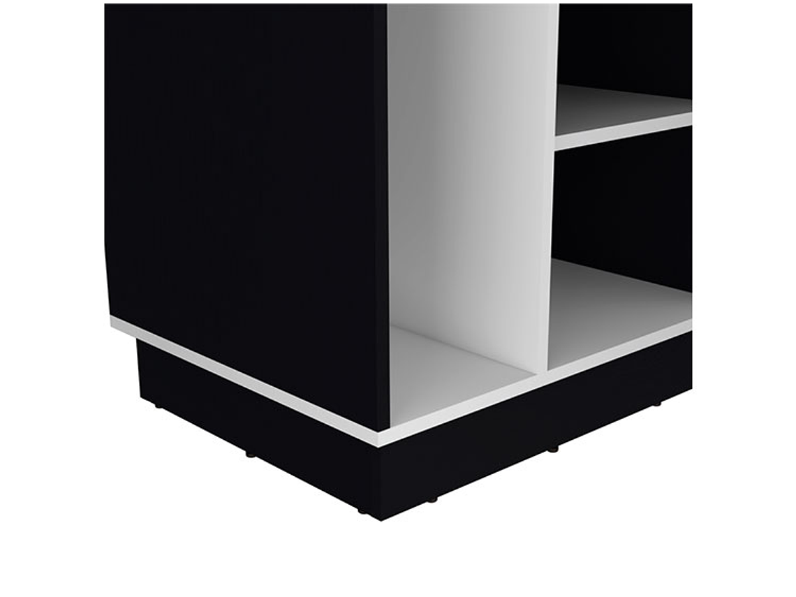 ESCRITORIO TUHOME ROOKIE EN L BLANCO WENGUE 2