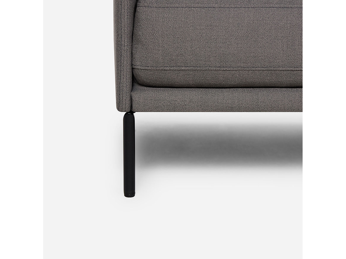 SOFÁ ROSEN 3 CUERPOS / TABLERO TERCIADO GRIS THAMOVA TELA OSCURO 5