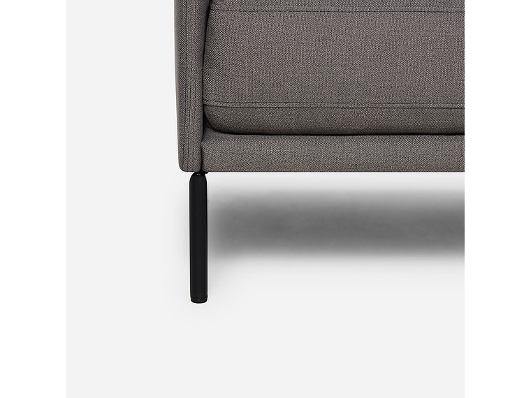 SOFÁ ROSEN 3 CUERPOS / TABLERO TERCIADO GRIS THAMOVA TELA OSCURO 5