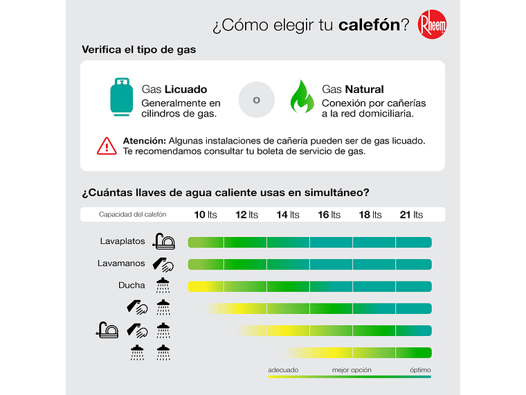 CALEFONT 21 LITROS GAS NATURAL TIRO FORZADO RHEEM 8