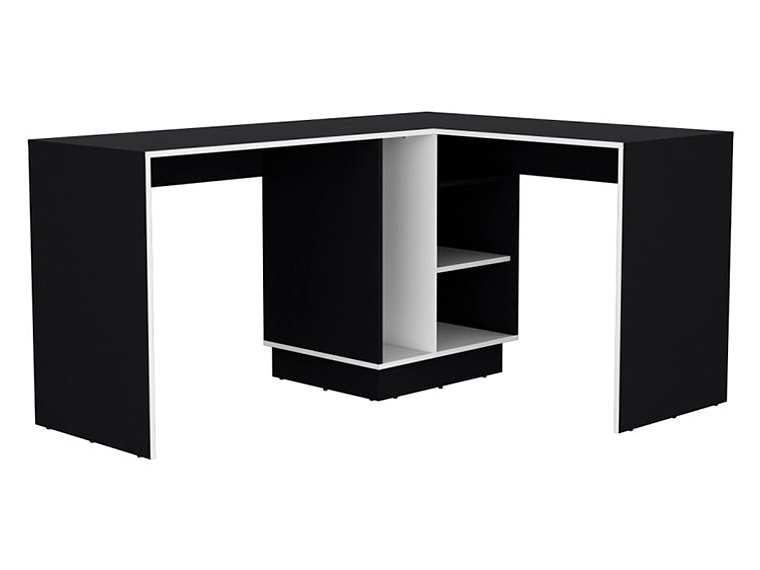 ESCRITORIO TUHOME ROOKIE EN L BLANCO WENGUE 6