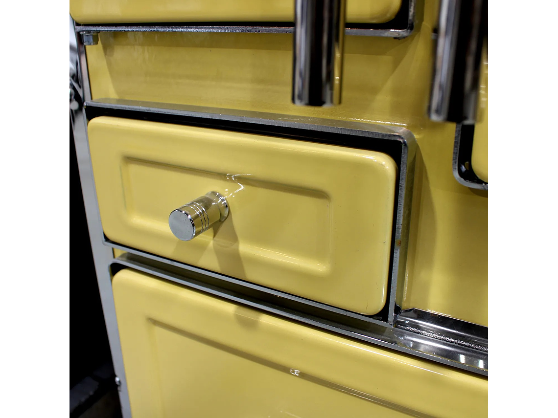 COCINA A LEÑA ALCAZAR CALBUCO MZ 80 AMARILLA 7