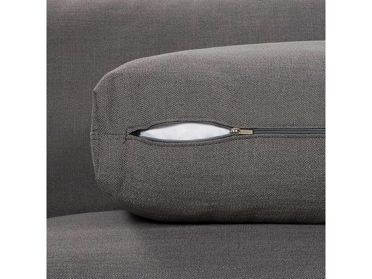 SOFÁ ROSEN 3 CUERPOS / TABLERO TERCIADO GRIS THAMOVA TELA OSCURO 7