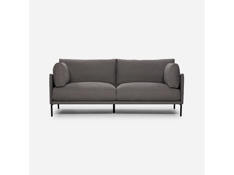 SOFÁ ROSEN 3 CUERPOS / TABLERO TERCIADO GRIS THAMOVA TELA OSCURO 8