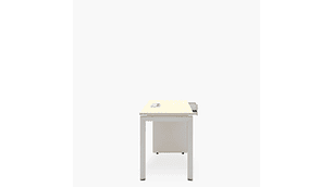 ESCRITORIO FORM OFFICE NEO CON PASACABLES 140X60 CON CAJONERA MELAMINA METAL