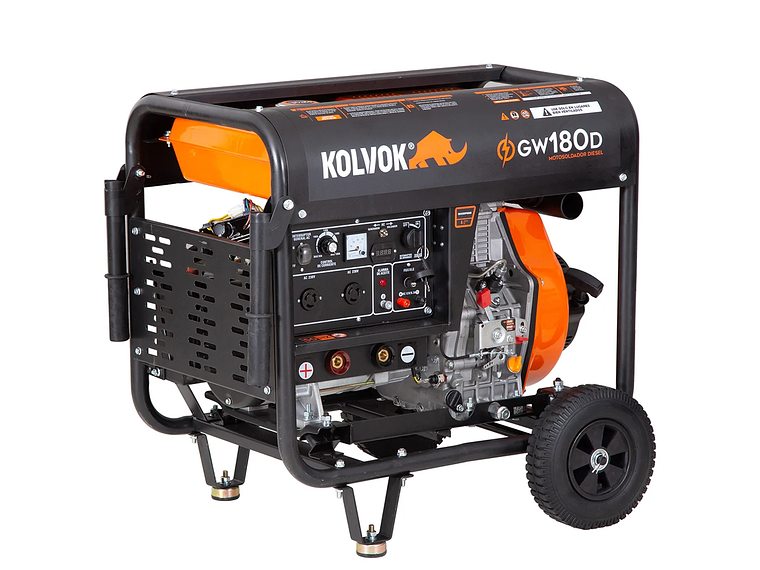 MOTOSOLDADOR KOLVOK GW180D DIESEL 160A 3