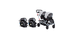 COCHE TRAVEL SYSTEM DUO RIDE GERY + 2 SILLAS + 2 BASES INFAN