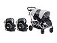 COCHE TRAVEL SYSTEM DUO RIDE GERY + 2 SILLAS + 2 BASES INFAN - Miniatura 1