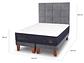 CAMA EUROPEA CIC SUPER PREMIUM SUPER KING + RESPALDO TAMESIS - Miniatura 3