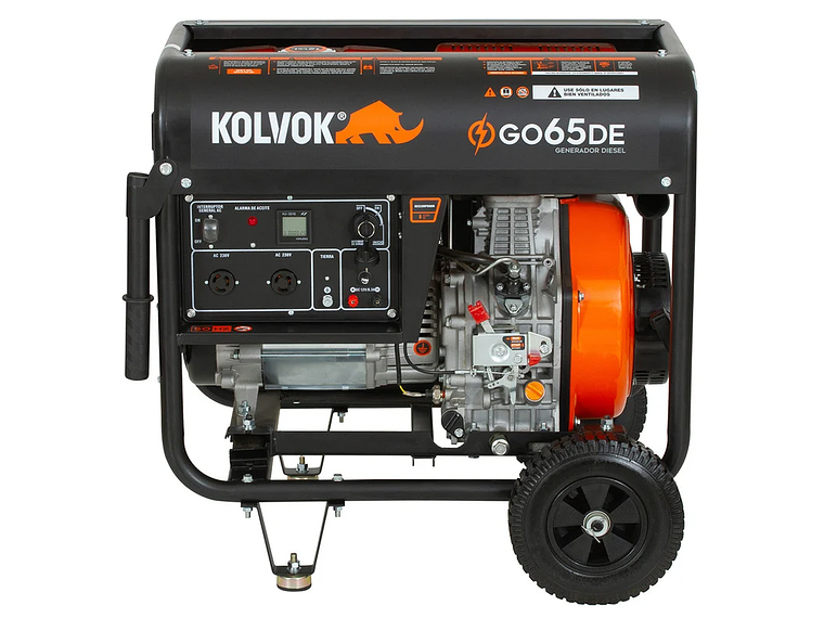GENERADOR MONOFÁSICO KOLVOK GO65DE 6.5KVA DIESEL 3