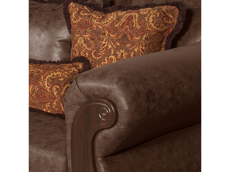 JUEGO DE LIVING 3 2 1 1 ESTAMBUL CHOCOLATE 9