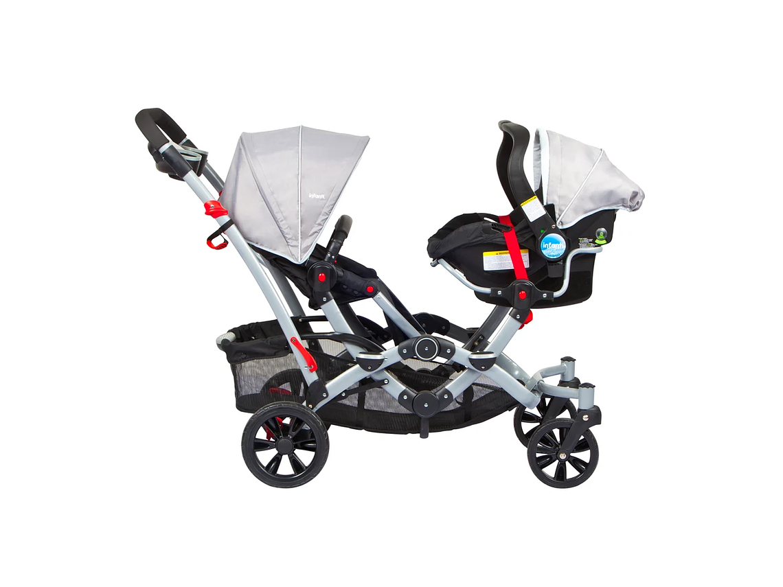 COCHE TRAVEL SYSTEM DUO RIDE GERY + 2 SILLAS + 2 BASES INFAN 5