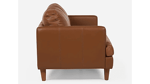 SOFÁ ROSEN WELLS 3 CUERPOS CUERO CAFÉ