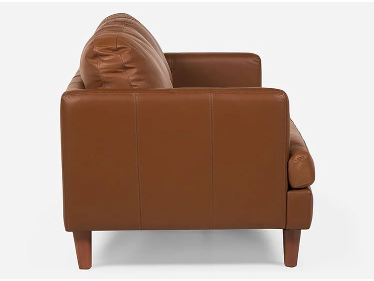 SOFÁ ROSEN WELLS 3 CUERPOS CUERO CAFÉ 2