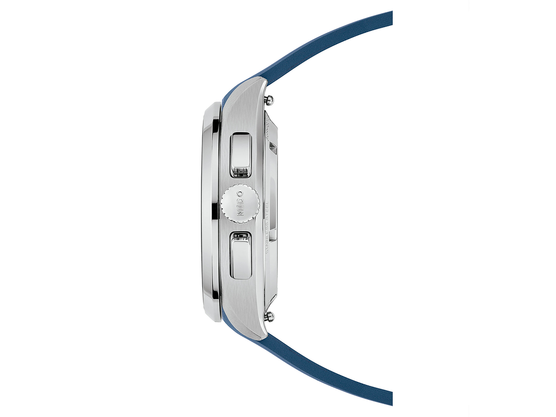 RELOJ MIDO MULTIFORT SKELETON CHRONOGRAPH RESINA AZUL 2