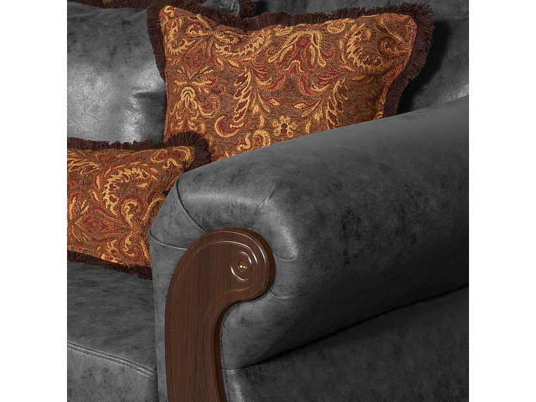 JUEGO DE LIVING 3 2 1 1 ESTAMBUL GRIS 7