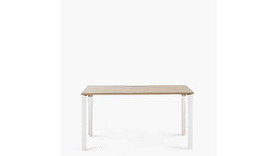 ESCRITORIO FORM OFFICE SPACE 180X70 NATURA/BLANCO METAL