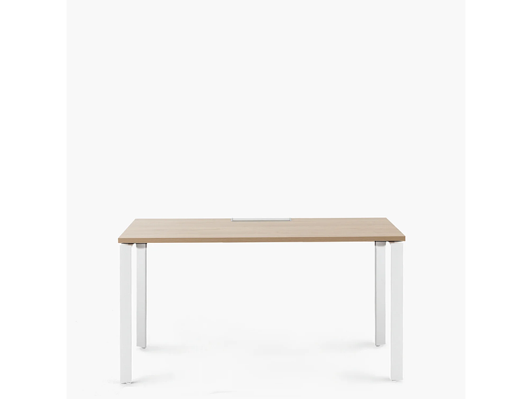 ESCRITORIO FORM OFFICE SPACE 180X70 NATURA/BLANCO METAL 1