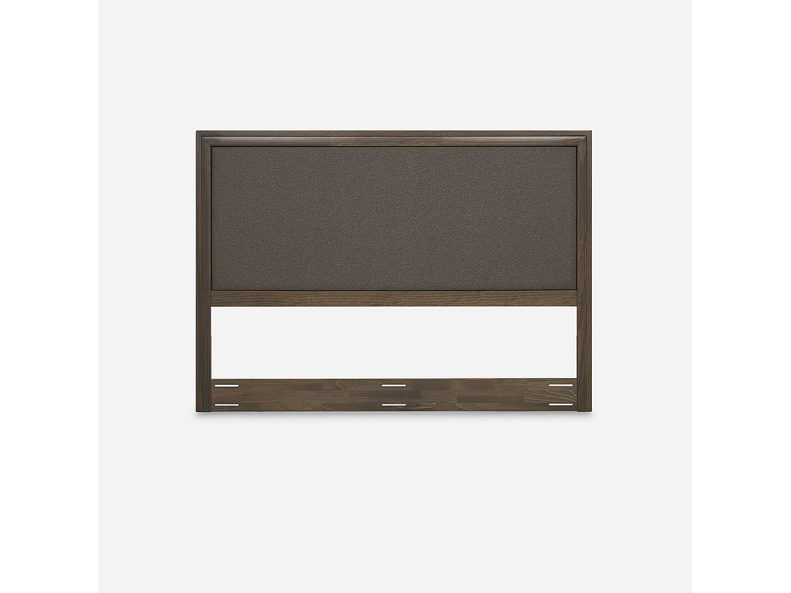 CAMA EUROPEA NEO PLUS KING BD + RESPALDO NOLITA CAFÉ 3