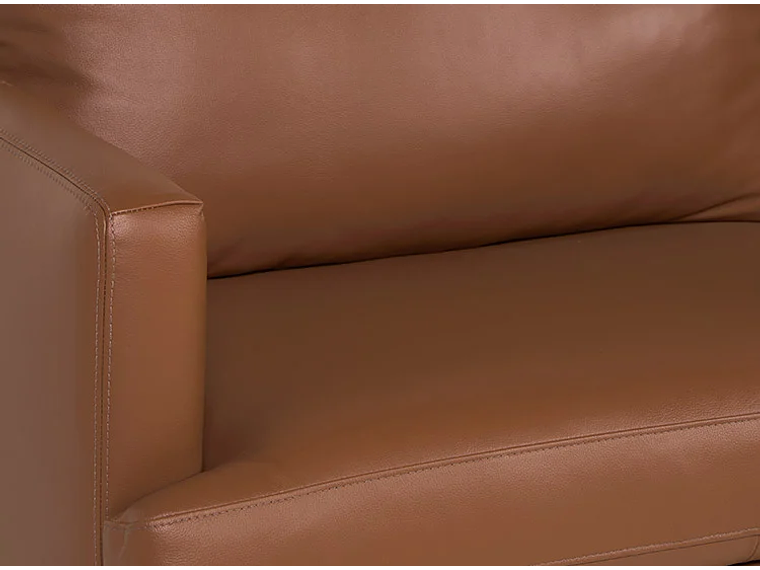 SOFÁ ROSEN WELLS 3 CUERPOS CUERO CAFÉ 6