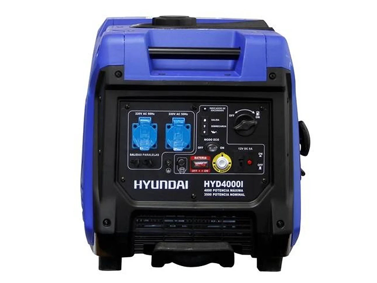 GENERADOR INVERTER DIGITAL HYUNDAI GASOLINA 3.5/4.0KW 1