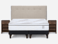 CAMA EUROPEA NEO PLUS KING+RESPALDO N BENNET NATURAL+VELADOR - Miniatura 1
