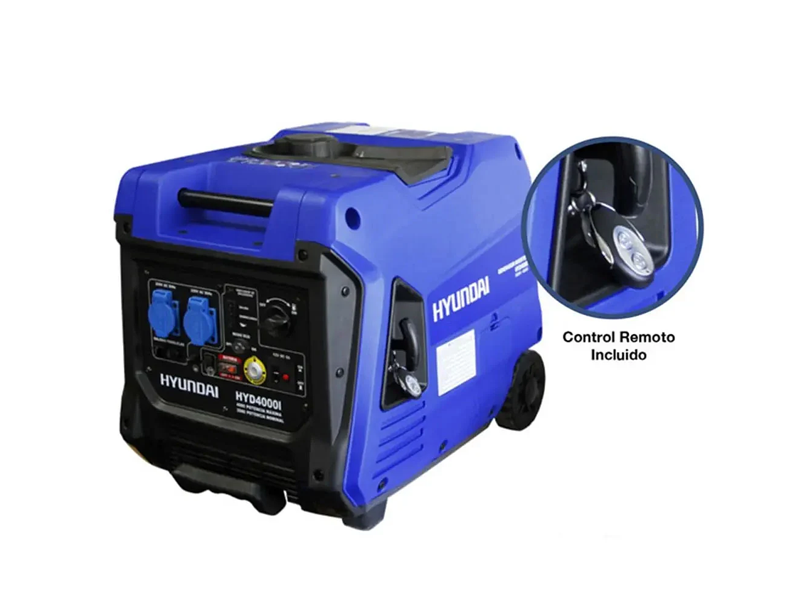 GENERADOR INVERTER DIGITAL HYUNDAI GASOLINA 3.5/4.0KW 2