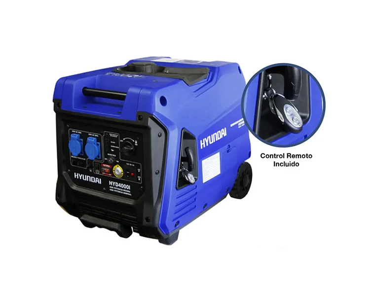 GENERADOR INVERTER DIGITAL HYUNDAI GASOLINA 3.5/4.0KW 2