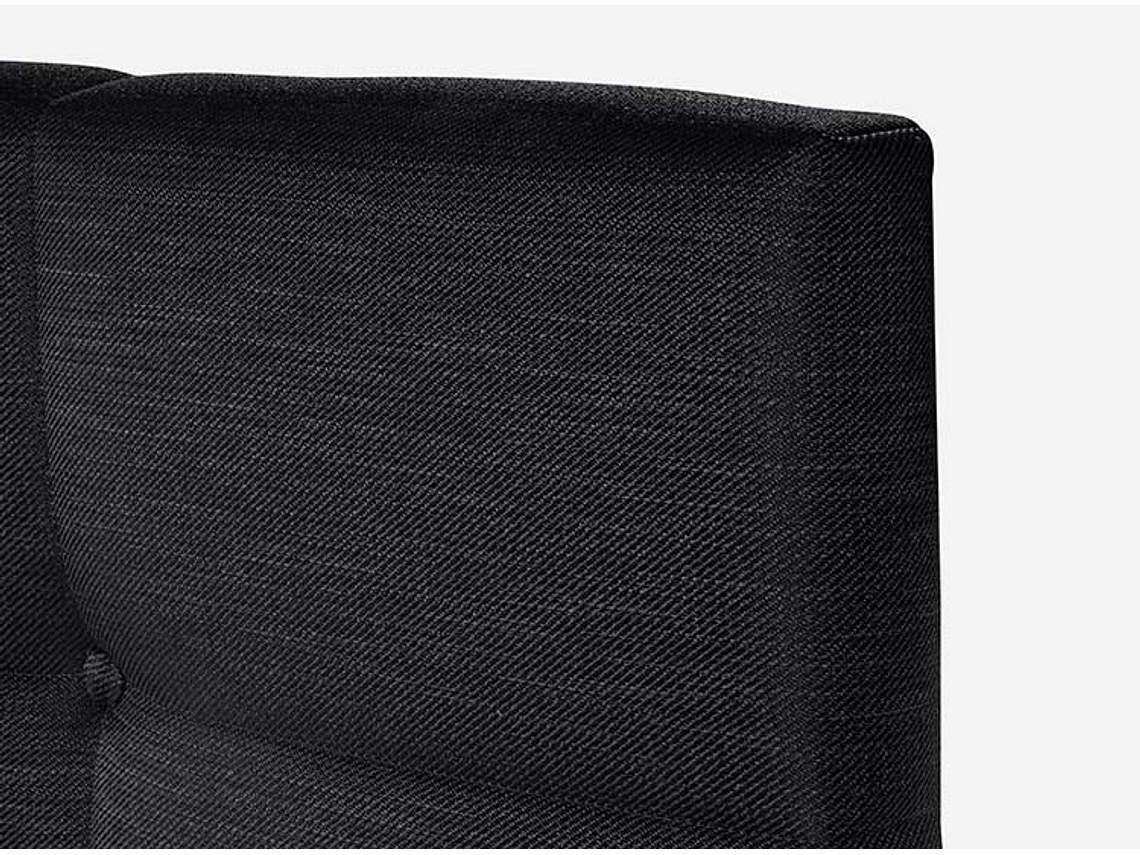 JUEGO DE DORMITORIO ROSEN CAMA EUROPEA INDIE KING AZUL + SET ISSEY GRIS 5