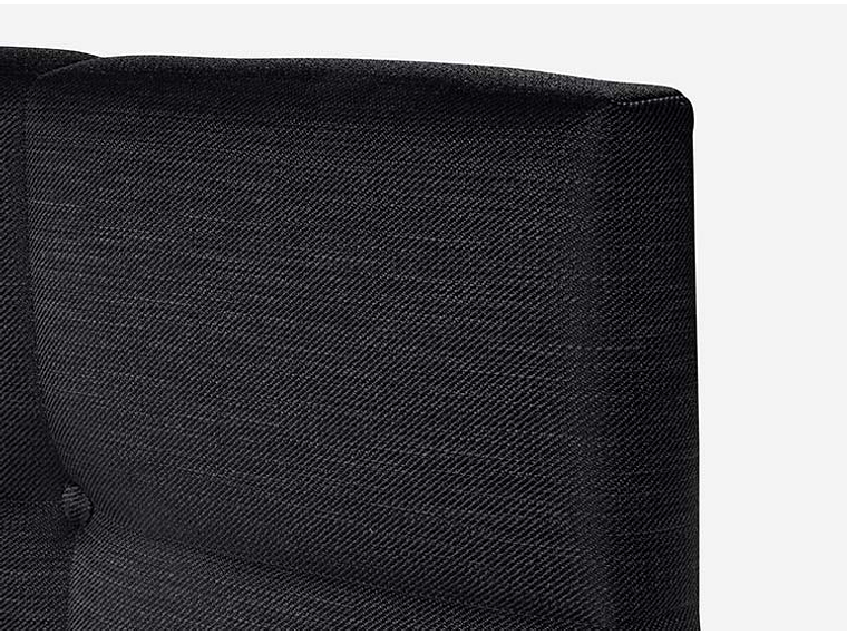 JUEGO DE DORMITORIO ROSEN CAMA EUROPEA INDIE KING AZUL + SET ISSEY GRIS 5