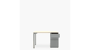 ESCRITORIO FORM OFFICE NEO 120X60 CON CAJONERA METALICA