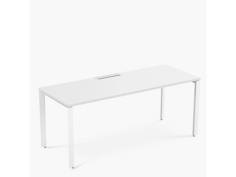 ESCRITORIO FORM OFFICE SPACE 180X70 BLANCO METAL 4
