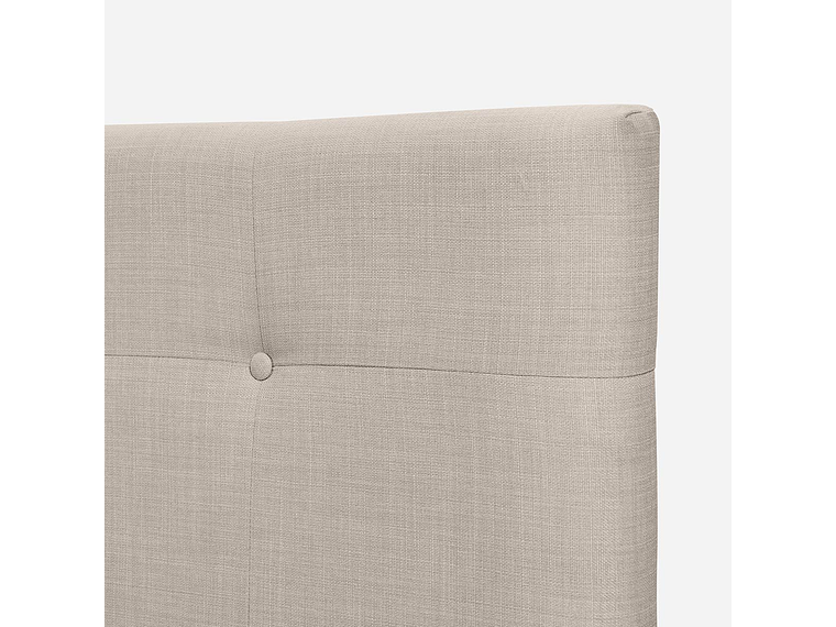 CAMA EUROPEA NEO PLUS KING+RESPALDO N BENNET NATURAL+VELADOR 3