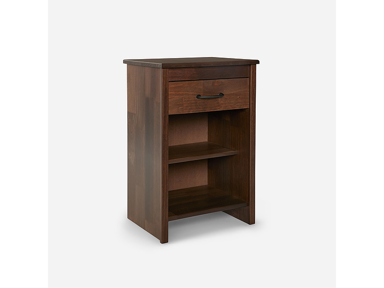 CAMA EUROPEA NEO PLUS KING+RESPALDO N BENNET NATURAL+VELADOR 4