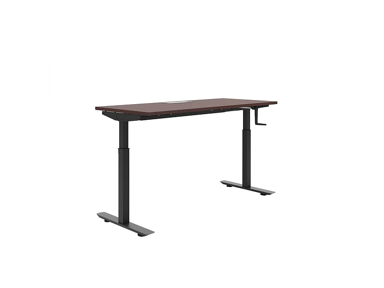 ESCRITORIO NEO AJUSTABLE CON PASACABLES 160X70 8