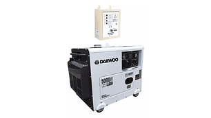 GENERADOR DIESEL DAEWOO INSONORO 5 KW + TABLERO TRANSF. ATS