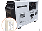 GENERADOR DIESEL DAEWOO INSONORO 5 KW + TABLERO TRANSF. ATS - Miniatura 4