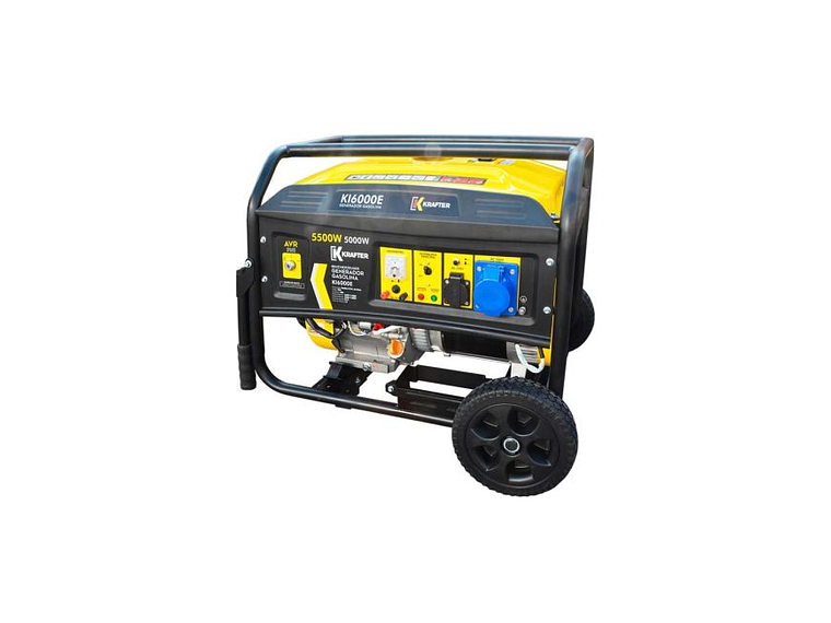 GENERADOR GASOLINA 5,5 KVA PARTIDA MANUAL KRAFTER KI6000E 1