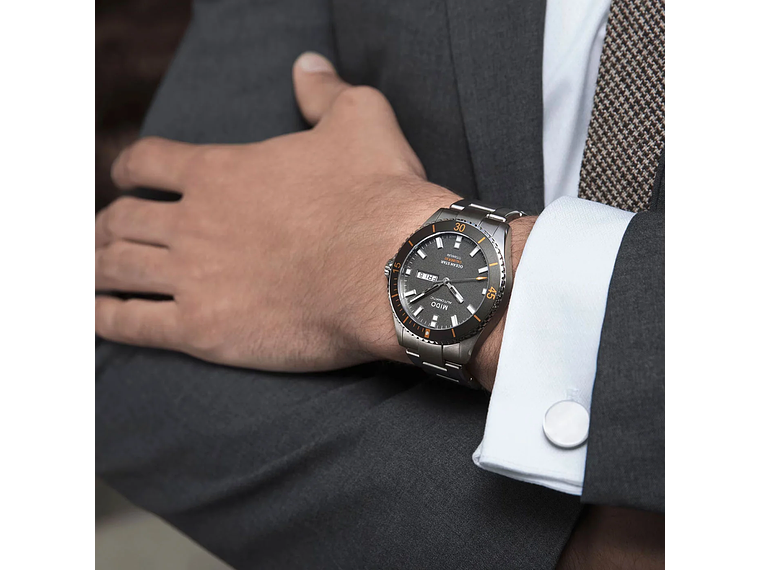  RELOJ MIDO OCEAN STAR 200 GRIS 4