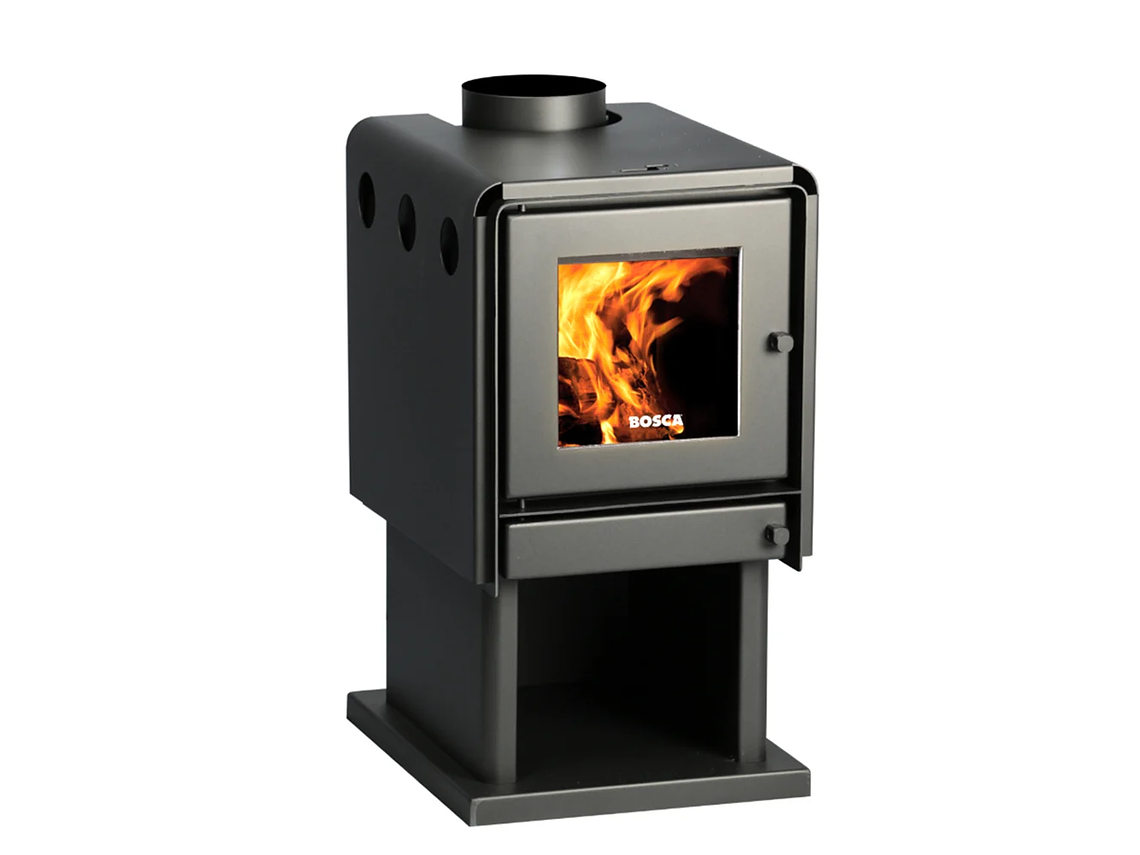 PACK CALEFACTOR A LEÑA LIMIT 480 + KIT DE INSTALACION BOSCA 2