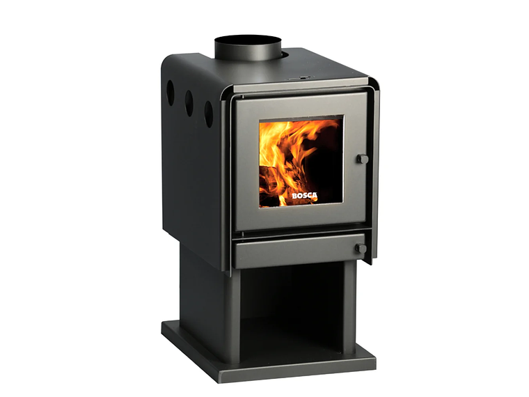 PACK CALEFACTOR A LEÑA LIMIT 480 + KIT DE INSTALACION BOSCA 2