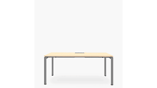 ESCRITORIO FORM OFFICE NEO CON PASACABLES 180X70 METAL