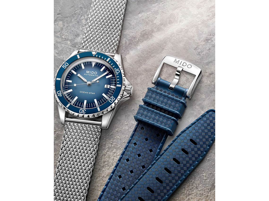 RELOJ MIDO OCEAN STAR TRIBUTE AZUL 5