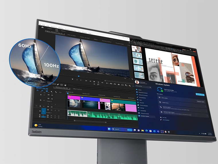 AIO THINKCENTRE NEO 50A 5TA GEN INTEL CORE I7 16GB RAM 512GB SSD 27'' W11 PRO 2